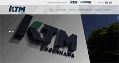 Desktop Screenshot of ktmengenharia.com.br