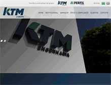 Tablet Screenshot of ktmengenharia.com.br